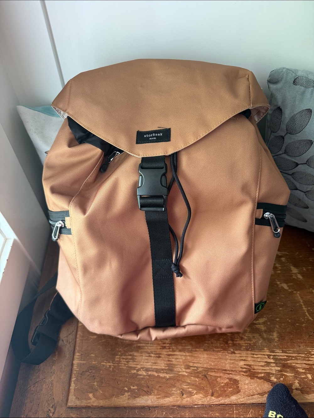 Storksak Travel Eco Backpack Diaper Bag - Picture 6 of 12